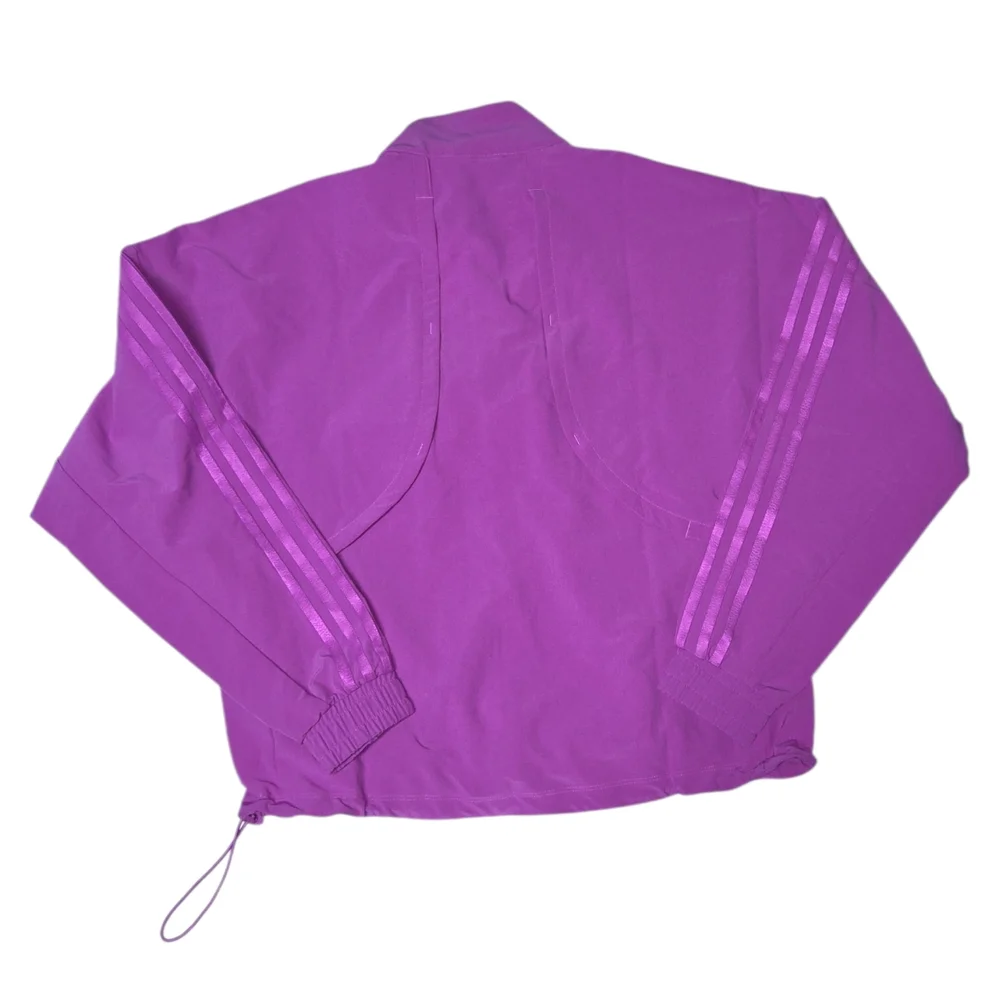Adidas Women Purple Track Jacket Full Zip‎ Size M NWT
